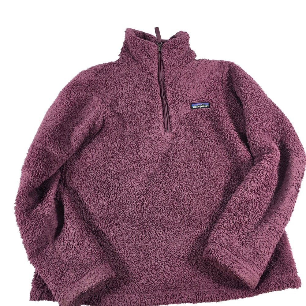 Patagonia Womens Los Gatos 1/4 Zip Fleece Pullover Purple 25235 Medium